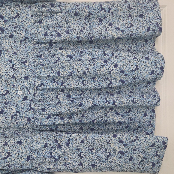 Tuckernuck Beautiful Blue, Floral, Button Up Dress In Great Condition! 🪻 - Picture 4 of 12